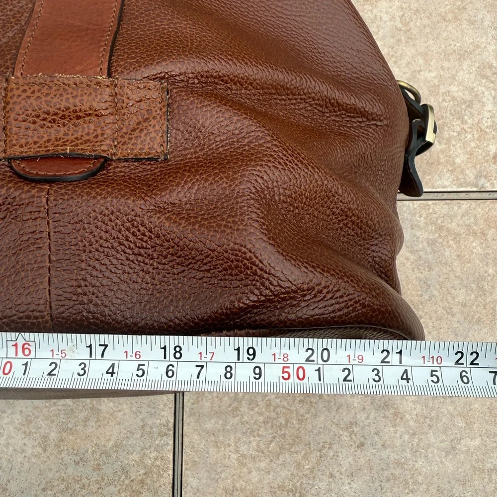 Anonimo Fiorentino Leather Travel Bag Brown Made In Italy